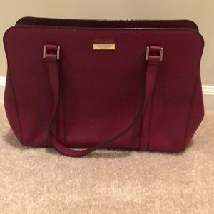 Kate Spade Burgundy Shoulder Bag